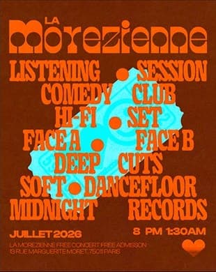 Affiche Listening Session et Comedy Club
